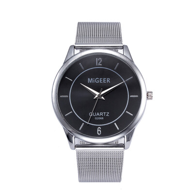 Gobestart Fashion Man Design Stainless Steel Mesh belt Analog Alloy Quartz Wrist Watch 
Gobestart Fashion Man Design Stainless Steel Mesh belt Analog Alloy Quartz Wrist Watch