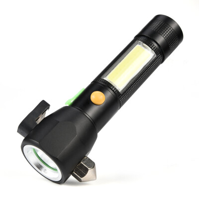 Saidsome USB Charge T6COB LED Flashlight Escape Hammer XML Torch Lamp 18650 3 Modes flashlight lamp
Saidsome USB Charge T6COB LED Flashlight Escape Hammer XML Torch Lamp 18650 3 Modes flashlight lamp