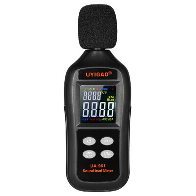 UYIGAO LCD Digital Sound Level Meter 35-135dB Noise Volume Measuring Instrument Decibel Monitoring Tester with MaxMinData Hold
UYIGAO LCD Digital Sound Level Meter 35-135dB Noise Volume Measuring Instrument Decibel Monitoring Tester with MaxMinData Hold