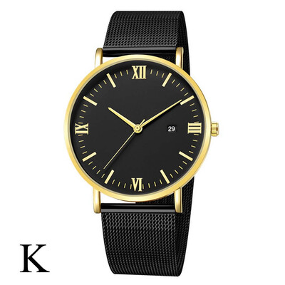 Gobestart Luxury Fashion Stainless Steel Mesh Belt Watch Mens Quartz Calendar Watches
Gobestart Luxury Fashion Stainless Steel Mesh Belt Watch Mens Quartz Calendar Watches