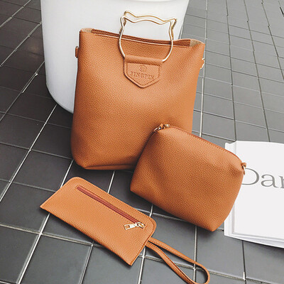 Tailored 3PC Women Lichee Pattern Handbag Crossbady BagShoulder BagMessenger Bag Black
Tailored 3PC Women Lichee Pattern Handbag Crossbady BagShoulder BagMessenger Bag Black