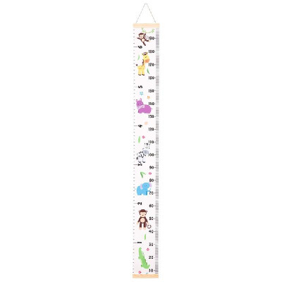 Growth Height Chart Canvas&Wood Frame Cute Cartoon Animals Handing Removable Wall Ruler for Baby Kids Children Room Wall Decor
Growth Height Chart Canvas&Wood Frame Cute Cartoon Animals Handing Removable Wall Ruler for Baby Kids Children Room Wall Decor