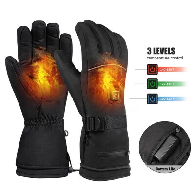 Heating Warm Gloves Electric Ski Gloves 3 Level Temperature Control for Climbing Skiing
Heating Warm Gloves Electric Ski Gloves 3 Level Temperature Control for Climbing Skiing
