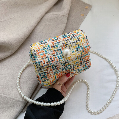 Bags handbags new popular woolen small square bag simple wild natural gas pearl chain Messenger bag
Bags handbags new popular woolen small square bag simple wild natural gas pearl chain Messenger bag