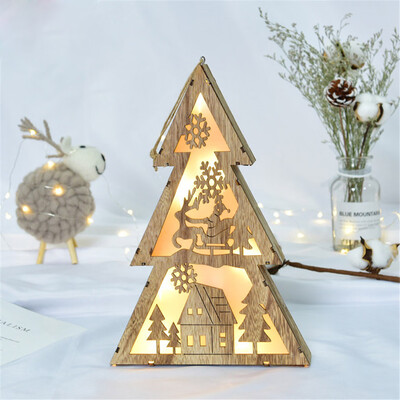 〖Follure〗LED Light Wood House Cute Christmas Tree Ornaments Window Holiday Decoration
〖Follure〗LED Light Wood House Cute Christmas Tree Ornaments Window Holiday Decoration