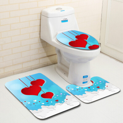 〖Follure〗3PCS Valentines Day Pattern Non Slip Toilet Seat Cover Rug Bathroom Set Decor
〖Follure〗3PCS Valentines Day Pattern Non Slip Toilet Seat Cover Rug Bathroom Set Decor