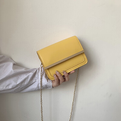 2019 new fashion temperament chain bag simple small fresh shoulder bag female casual wild Messenger small square bag
2019 new fashion temperament chain bag simple small fresh shoulder bag female casual wild Messenger small square bag