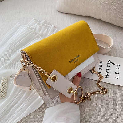 Qiao Bani 2019 new Korean chic fashion matte hit color flip small square bag shoulder diagonal trend handbags
Qiao Bani 2019 new Korean chic fashion matte hit color flip small square bag shoulder diagonal trend handbags