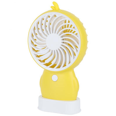 Greensen Mini Portable USB Charging Fan Cartoon Shape Handheld Desktop Fan Two Wind Speed Yellow
Greensen Mini Portable USB Charging Fan Cartoon Shape Handheld Desktop Fan Two Wind Speed Yellow