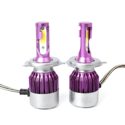 C6 Universal Car LED Headlight Purple Auto Modified Conversion Lamp Kit COB Bulbs Lamps 6500K White Light 
C6 Universal Car LED Headlight Purple Auto Modified Conversion Lamp Kit COB Bulbs Lamps 6500K White Light