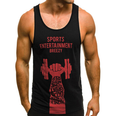 Toponeto Men Fitness Muscle Print Sleeveless Bodybuilding Tight-drying Vest Tops Blouses
Toponeto Men Fitness Muscle Print Sleeveless Bodybuilding Tight-drying Vest Tops Blouses