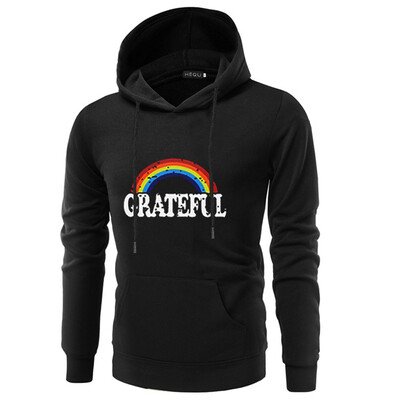 New Men Fashion Casual Lgbt Grateful Rainbow Printed Hoodies Long Sleeve Hooded Sweatshirt Pullover
New Men Fashion Casual Lgbt Grateful Rainbow Printed Hoodies Long Sleeve Hooded Sweatshirt Pullover