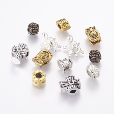 Alloy European Beads Large Hole Beads Mixed Color about 7mm to 15mm long 7mm to 9mm wide hole 4mm
Alloy European Beads Large Hole Beads Mixed Color about 7mm to 15mm long 7mm to 9mm wide hole 4mm