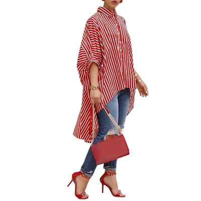 Womens Fashion Blouse Tops Shirt Casual Stripe Loose Single-Breasted Lapel MXL
Womens Fashion Blouse Tops Shirt Casual Stripe Loose Single-Breasted Lapel MXL