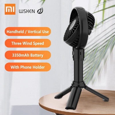 Xiaomi WSKEN Handheld Fan Multifunctional 2 In 1 USB Desktop Fan With Holder 3 Modes Wind Speed Cooling Fan 3350mAh
Xiaomi WSKEN Handheld Fan Multifunctional 2 In 1 USB Desktop Fan With Holder 3 Modes Wind Speed Cooling Fan 3350mAh