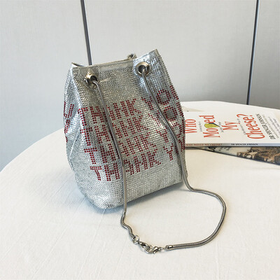 Tailored Womens Fashion Multicolor Bag Bright Diamond Package Chain Letter Bucket Bag
Tailored Womens Fashion Multicolor Bag Bright Diamond Package Chain Letter Bucket Bag
