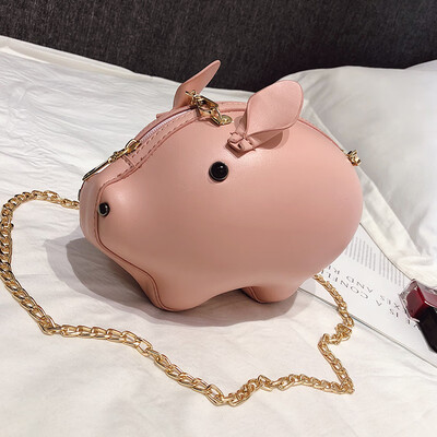 Pig bag on a new small bag 2019 new wave Korean version of the wild Messenger bag chain funny shoulder bag mobile phone bag
Pig bag on a new small bag 2019 new wave Korean version of the wild Messenger bag chain funny shoulder bag mobile phone bag