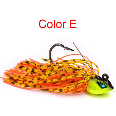 VISSEN 1pcs Colorful Silicone Skirt Artificial Fishing Lure Lifelike Eyes Bait Spoon Lures Fishing Tackle With Single Hook
VISSEN 1pcs Colorful Silicone Skirt Artificial Fishing Lure Lifelike Eyes Bait Spoon Lures Fishing Tackle With Single Hook