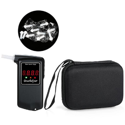 Digital Breath Alcohol Tester Portable Breathalyzer Blowing Type High Sensitivity Alcohol Tester Meter Analyzer Detector with 10pc
Digital Breath Alcohol Tester Portable Breathalyzer Blowing Type High Sensitivity Alcohol Tester Meter Analyzer Detector with 10pc