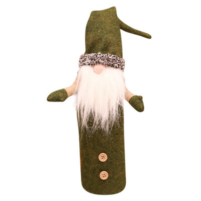 Christmas Wine Bottle Decor Set Santa Claus Snowman Deer Bottle Cover Clothes Kitchen Decoration for New Year Xmas Dinner Party
Christmas Wine Bottle Decor Set Santa Claus Snowman Deer Bottle Cover Clothes Kitchen Decoration for New Year Xmas Dinner Party