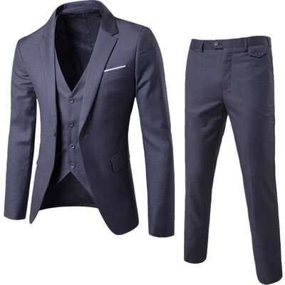 Mens Plus Size 3 Pieces Casual Suit Men Fashion Slim Business Suit Set JacketVestPant 5XL Clearance sale1-2 size bigger than your normally wear
Mens Plus Size 3 Pieces Casual Suit Men Fashion Slim Business Suit Set JacketVestPant 5XL Clearance sale1-2 size bigger than your normally wear