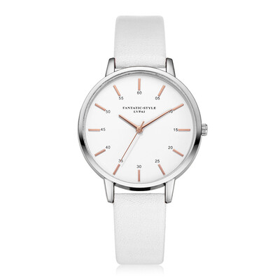 Hot Sale Women Watches Silver Border Scale Disc Ladies Quartz Wristwatch Solid Color Leather Strap Clock Fashion Reloj Mujer
Hot Sale Women Watches Silver Border Scale Disc Ladies Quartz Wristwatch Solid Color Leather Strap Clock Fashion Reloj Mujer