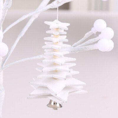 Rotate Christmas Tree Ornaments Xmas Tree Hanging DIY 3D Snowflake Star Pendants Wooden Small Bell Decorations For Home Office
Rotate Christmas Tree Ornaments Xmas Tree Hanging DIY 3D Snowflake Star Pendants Wooden Small Bell Decorations For Home Office