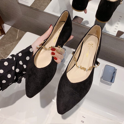 Single shoe female summer pointed shallow flat shoes Korean version of small fresh Joker low heel thick heel fairy gentle shoes
Single shoe female summer pointed shallow flat shoes Korean version of small fresh Joker low heel thick heel fairy gentle shoes