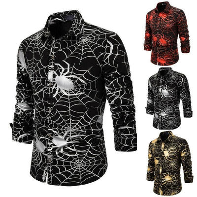 2XL Men&39s Casual Button Down Shirts Spiders Web Long Sleeve Business Shirts Tops Fashion Blouse GoldSilverRed
2XL Men&39s Casual Button Down Shirts Spiders Web Long Sleeve Business Shirts Tops Fashion Blouse GoldSilverRed