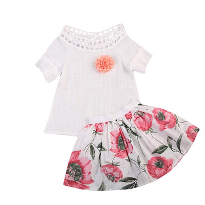2PCS Toddler Kids Baby Girls T-shirt TopsFloral Skirt Dress Summer Outfits Clothes Set
2PCS Toddler Kids Baby Girls T-shirt TopsFloral Skirt Dress Summer Outfits Clothes Set