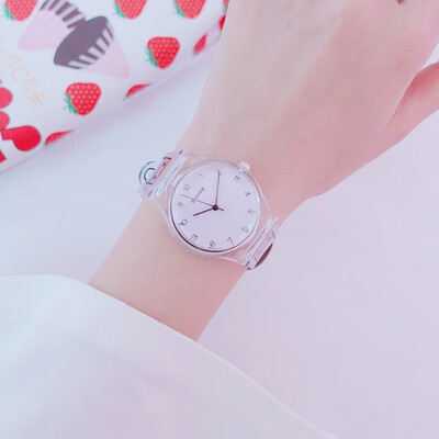 Watch female high school students Korean version of simple&lovely girl Japanese soft sister transparent jelly silicone Candy-c
Watch female high school students Korean version of simple&lovely girl Japanese soft sister transparent jelly silicone Candy-c