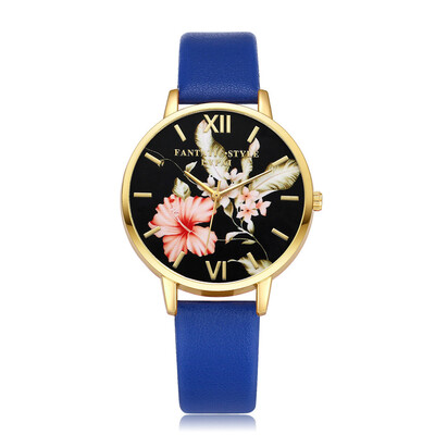 Featured Womens Watches Scale Golden Border Dial Ladies Quartz Wristwatch Flower Pattern Leather Strap Clock Reloj Mujer
Featured Womens Watches Scale Golden Border Dial Ladies Quartz Wristwatch Flower Pattern Leather Strap Clock Reloj Mujer
