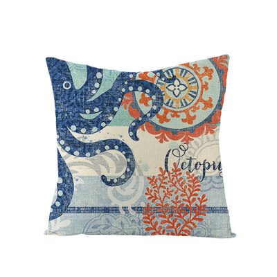 Ocean Creature Octopus Sea Horse Sea Turtle Home Decor Vintage Pillow Case Square Marine Life Print Pillow Case
Ocean Creature Octopus Sea Horse Sea Turtle Home Decor Vintage Pillow Case Square Marine Life Print Pillow Case