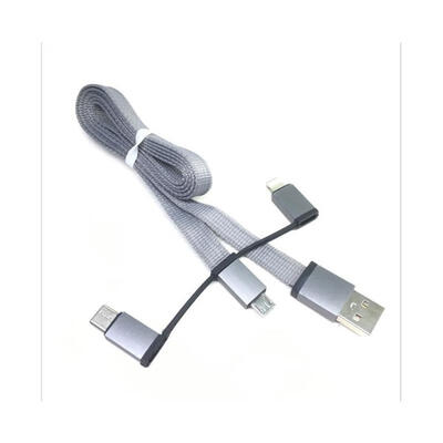 3-in-1 Charge Cable Tangle-free Flat Charging And Syncing Cord For IPHONE Android Huawei-1m
3-in-1 Charge Cable Tangle-free Flat Charging And Syncing Cord For IPHONE Android Huawei-1m