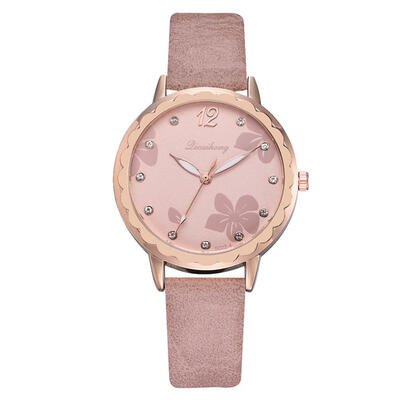 New Product Womens Watches Fashion Digital Dot Flower Dial Ladies Quartz Wristwatch Leather Strap Clock Bayan Kol Saati50
New Product Womens Watches Fashion Digital Dot Flower Dial Ladies Quartz Wristwatch Leather Strap Clock Bayan Kol Saati50