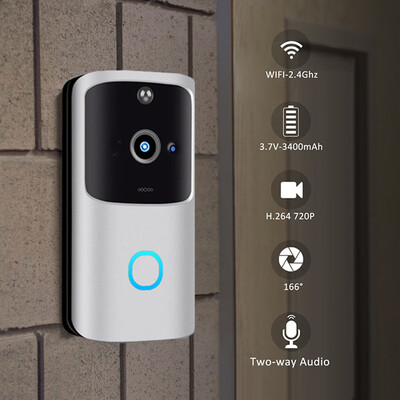 〖Follure〗Wireless WiFi DoorBell Smart Video Phone Visual Intercom Door Bell Secure Camera
〖Follure〗Wireless WiFi DoorBell Smart Video Phone Visual Intercom Door Bell Secure Camera