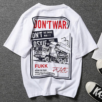 Summer New Five-point Sleeve Loose Hong Kong Half-sleeved T-shirt Round Neck Youth Seven-point Sleeves Mens Direct Whol
Summer New Five-point Sleeve Loose Hong Kong Half-sleeved T-shirt Round Neck Youth Seven-point Sleeves Mens Direct Whol