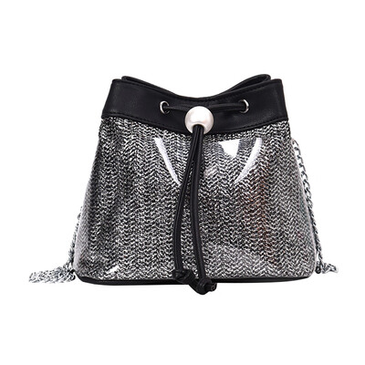 Women Small Bucket Bags PVC Transparent Totes Composite LeatherChain Messenger Bag Female Clear Jelly Handbags Bolso Mujer T30
Women Small Bucket Bags PVC Transparent Totes Composite LeatherChain Messenger Bag Female Clear Jelly Handbags Bolso Mujer T30