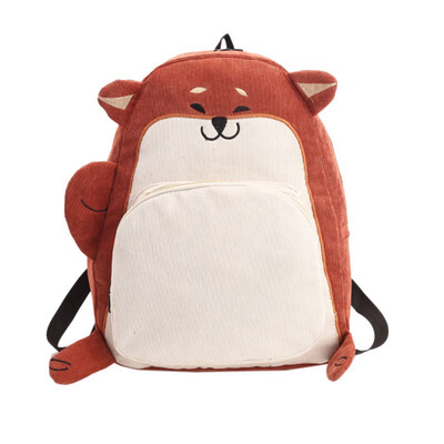 Lovely Cartoon Backpacks For Women Cute Teenage Girl Dog Ear Puppy Fox School Bags Corduroy Female Backpack Travel Bags
Lovely Cartoon Backpacks For Women Cute Teenage Girl Dog Ear Puppy Fox School Bags Corduroy Female Backpack Travel Bags