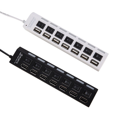 JDL-A7 HUB USB Hub 7 Port USB 20 Independent Switch Indicator High Speed Ultra Slim Splitter Hub with USB Cable for Desktop Noteb
JDL-A7 HUB USB Hub 7 Port USB 20 Independent Switch Indicator High Speed Ultra Slim Splitter Hub with USB Cable for Desktop Noteb