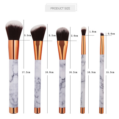 Toponeto New Arrival5Pc Mermaid Foundation Eyeshadow Contour Eye Lip Makeup Brushes Set
Toponeto New Arrival5Pc Mermaid Foundation Eyeshadow Contour Eye Lip Makeup Brushes Set