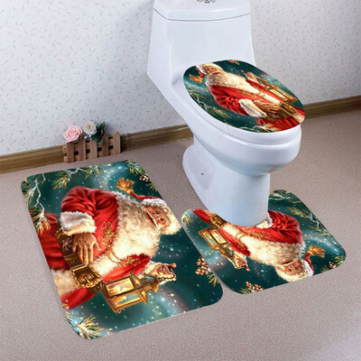 Tailored 3PCS Christmas Bathroom Non-Slip Pedestal Rug Lid Toilet Cover Bath Mat Set
Tailored 3PCS Christmas Bathroom Non-Slip Pedestal Rug Lid Toilet Cover Bath Mat Set