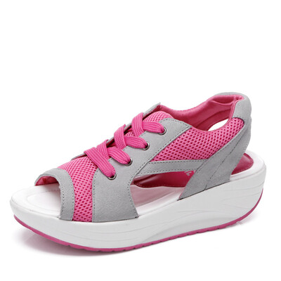 LZJ Muffin Bottom Sandals Thick Bottom Slope Breathable Rocking Shoes Female Mesh Shoes Comfortable Casual shoes plus size 35-41
LZJ Muffin Bottom Sandals Thick Bottom Slope Breathable Rocking Shoes Female Mesh Shoes Comfortable Casual shoes plus size 35-41