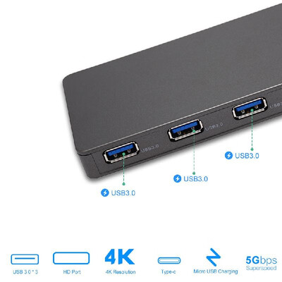 USB 31 Type-C 4K 60Hz Adapter w USB Docking USB C to HD Converter USB 30 Docking for HDTV Projector
USB 31 Type-C 4K 60Hz Adapter w USB Docking USB C to HD Converter USB 30 Docking for HDTV Projector