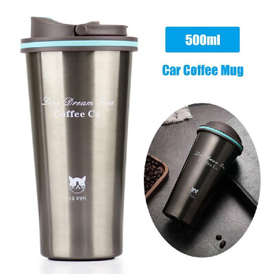 500ml Stainless Steel Car Coffee Cup Leakproof Insulated Thermal Thermos Cup Car Portable Travel Coffee Mug
500ml Stainless Steel Car Coffee Cup Leakproof Insulated Thermal Thermos Cup Car Portable Travel Coffee Mug