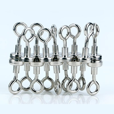 1pcs Small Size Magnetic Sheep Eye Hook Magnet Holder Powerful Pulling Force Eyebolt Hooks
1pcs Small Size Magnetic Sheep Eye Hook Magnet Holder Powerful Pulling Force Eyebolt Hooks