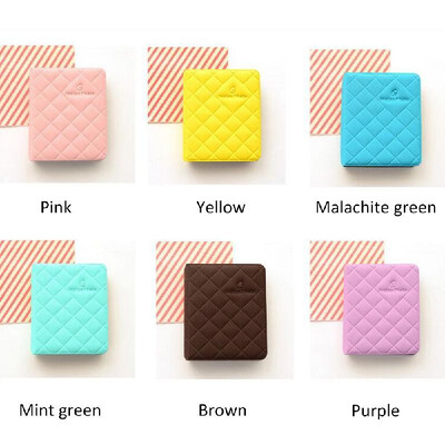 Standard 3in Centerfold Photo Album Card Bag PU 36 Pockets Albums Photos Storage Case Macaron Memory Souvenir
Standard 3in Centerfold Photo Album Card Bag PU 36 Pockets Albums Photos Storage Case Macaron Memory Souvenir