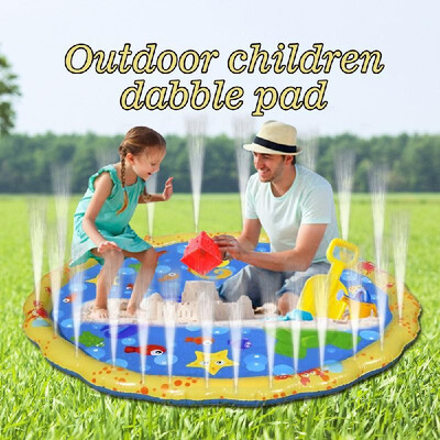 PVC Garden Sprinkle Splash Play Mat Inflatable Water Spray Mats Kids Baby Pool Pad Summer Fun Beach Outdoor Mini Pool
PVC Garden Sprinkle Splash Play Mat Inflatable Water Spray Mats Kids Baby Pool Pad Summer Fun Beach Outdoor Mini Pool