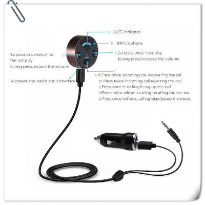 Wireless Bluetooth Music Receiver Bluetooth 40 Hands-Free Car Kit with Mic for Car Stereo Audio Support Music Control 35mm AUX
Wireless Bluetooth Music Receiver Bluetooth 40 Hands-Free Car Kit with Mic for Car Stereo Audio Support Music Control 35mm AUX