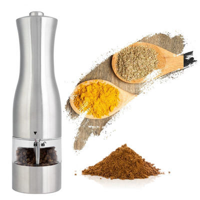 Greensen Electric 304 Stainless Steel Ceramic Pepper Grinder Salt Mill Kitchen Accessory
Greensen Electric 304 Stainless Steel Ceramic Pepper Grinder Salt Mill Kitchen Accessory